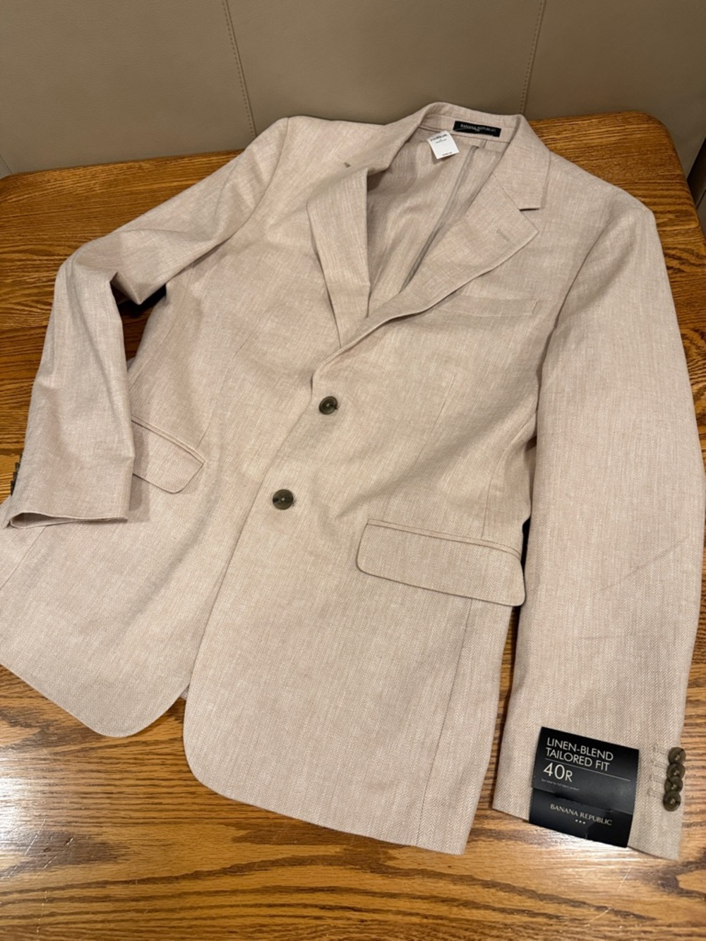 Men’s Banana Republic Linen Blend Blazer - 40R